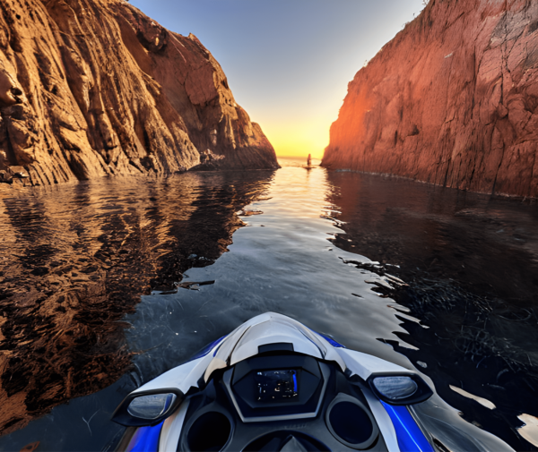 Randonnée Jet Ski Coucher de soleil